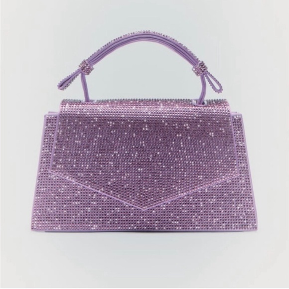 NWT Zara Sparkly Mini City Bag - Picture 7 of 9